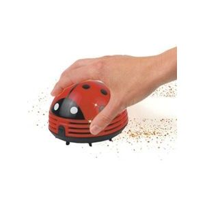 Mini Rode Kever Vormige Draagbare Hoek Bureau Tafel Top Stofzuiger Mini Leuke Stofzuiger Dust Sweeper Voor Thuis