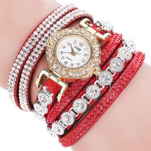 CCQ Armband Horloges Casual Analoge Quartz Vrouwen Strass Horloge Armband Horloge Relogio Feminino Klok # W