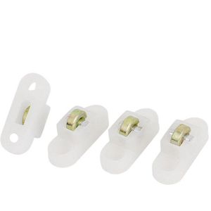 4 Stuks Deur Window Kabinet Enkele Schuifdeur Metalen Roller Wiel 8Mm Dmr. Cnim