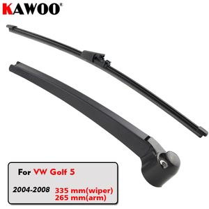 KAWOO Auto Achter Wisser Bladen Terug Ruitenwissers Arm Voor Volkswagen VW Golf 5 Hatchback (2004) 335mm Ruitenwisser