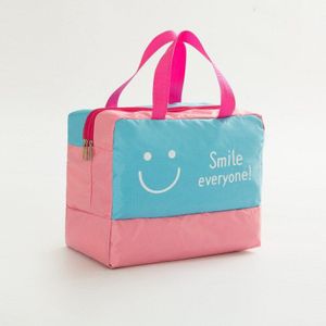 Smiley Waterdichte Tas Droge En Natte Scheiding Strandtas Mannen Fitness Rugzak Vrouwen Badmode Opslag Combo Dry Wet Bag