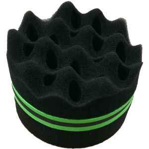 Herbruikbare wave-vormige spons borstels multi-gaten side braid Twist haar krullen wave Haar spons borstel haar styling tools