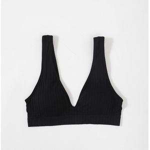 V Vorm Hemdje Vrouwen Mouwloos Katoenen Vest Dames Tank Top Naadloze Basic Gewatteerde Zomer Top