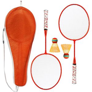 Outdoor Sport Badminton Rackets Met Ballen 2 Speler Badminton Set Voor Kinderen Indoor Outdoor Sport Spel 1 Paar