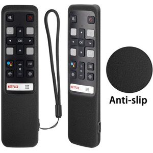 Voice Tv Siliconen Afstandsbediening Cover RC802V FMR1 FLR1 FNR1 Voor Tcl Lcd Tv 65P8S 55P8S 55EP680 50P8S 49S6800FS 49S6510FS