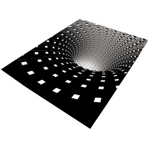 Vortex Illusion Tapijt 3D Geometrische Vloerkleed Anti-Slip Bad Tapijt Vloermat Huis Ingang Deurmat Absorberende Woonkamer matten