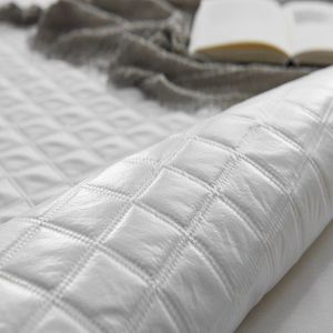 Upgrade Effen Kleur Waterdichte Hoeslaken Ademend Matras Cover Protector Voor Bed Bescherming Bed Pad Cover 120X200cm
