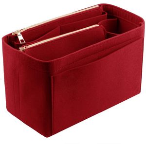 Purse Organizer Insert, Premium Vilt Bag Organizer voor Handtas handtas Tassen/Cosmetische Toilettas opbergtas