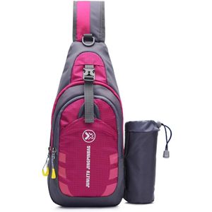 Mannen Vrouwen Sling Rugzak Borst Crossbody Bag Schoudertassen Reizen Sport Gym Dagrugzak Waterbestendig Wandelen Reizen Duurzaamheid