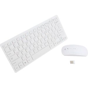 Wireless Keyboard 2.4GHz Wireless Mini Keyboard ultradunne Muis Combinatie Voor Desktop Laptops