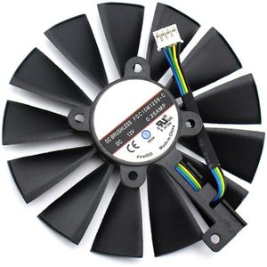 1 Paar Gpu Cooling Fans Videokaart Radiator 95Mm Forasus RX580/RX570/470/1070/1050ti/1050 Grafische Kaart Gpu Koeler Fans