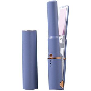 Draagbare Usb Oplaadbare Mini Cordless Krultang Stijltang Rolling Dual Haar Mini Spalk Styling Tool