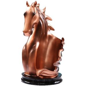 Abstract Paard Hoofd Wijn Fles Houder Sier Hars Charger Sculptuur Wijnrek Bar Decor Craft Accessoires Benodigdheden
