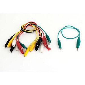10Pcs Double-ended Meetsnoeren Alligator Krokodil Roach Clip Jumper Kabel 34cm