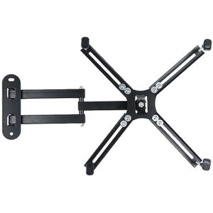 Universele Verstelbare Volledige Motion LCD TV Wall Mount Monitor Beugel Ondersteuning Scherm Beugel Adapter voor GEEN VESA Gat Screen