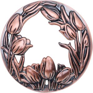 Antieke Bloem Patroon Jar Kaars Topper Gebeeldhouwde Metalen Kaarsen Deksel Decoratieve Schaduw Mouwen Voor Kaars Brander Accessoire