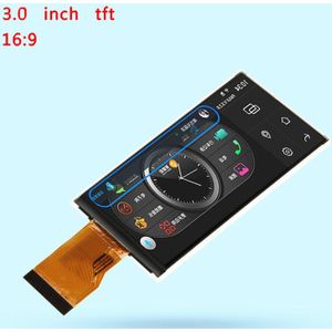3.0 inch 16:9 LCD TFT screen HD T30P61 FPC-T30P88V1 compatibility FY30002 for digital DVR V19 Prestigio Road Runer 560 recorder