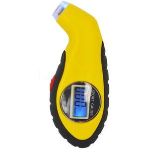 Digitale Auto Bandenspanningsmeter Meter 0-100psi Luchtdruk Test Tool Voor Auto Motorfiets Lcd Display Security Alarm Monitor