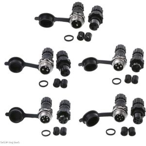GX16 Waterdichte Luchtvaart Connector Plug Socket Sensor Encoder 2/3/4/5/6 Pin