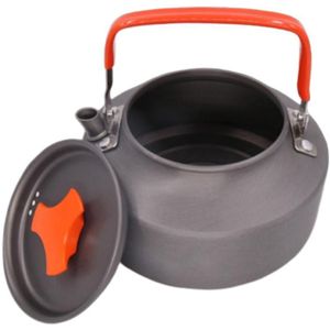 Grote Capaciteit HobbyLane Outdoor Rode Handvat Huishouden Ketel 1.1L Aluminium Draagbare Waterkoker Koffie Pot Camping Kookgerei