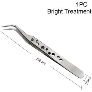 Elektronische Pincet Anti-Statische Gebogen Rechte Rvs Precisie Pincet Voor Elektronica Laboratorium Werk Diy Gereedschap