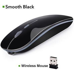 Draadloze Bluetooth Muis Draadloze Stille Computer Muis Voor Pc Laptop Mause Oplaadbare Ergonomische Muizen Optische Usb Muis