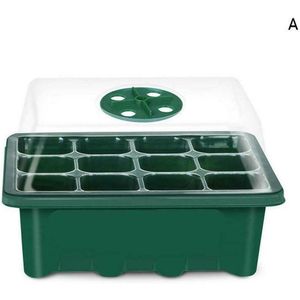 12 Gat Cellen Zaailing Starter Lade Extra Sterkte Zaadkieming Plant Bloem Potten Kwekerij Grow Box Voortplanting Voor Garden626