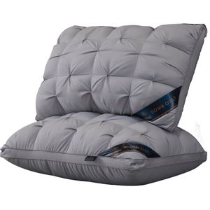 1Pc 48X74cm Beddengoed Kussen Polyester Bed Hotel Collectie Zachte Comfortabele Slaap Gezondheid Voor Slapen Orthopedische Kussens
