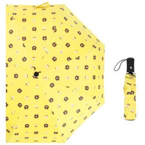 Uv Paraplu Regen Vrouwen Automatische Regen Paraplu Voor Kids Meisje Leuke Parasol Clear Mannen Idee Vouwen Strand Nuttig Dier fruit