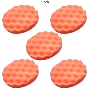 5Pcs 2 &quot;/3&quot;/4 &quot;/5&quot;/6 &quot;/7&quot; Spons foam Polijsten Buffing Pads Voor Auto Beauty Waxen Polijsten Pad