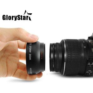 Glorystar 58Mm 0.45x Groothoek Lens + Macro Lens Voor Canon Eos 350D/ 400D/ 450D/ 500D/ 1000D/ 550D/ 600D/ 1100D Nikon