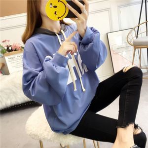 Herfst Lange Mouwen Losse Vrouwen Verpleging Hoodies Plus Size Hooded Borstvoeding Truien Plus Size Letters Moederschap Borstvoeding