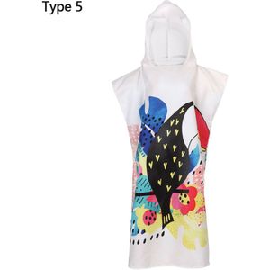 Microfiber Unisex Strand Veranderende Handdoek Quick-Dry Surf Poncho Gewaad Met Kap Wetsuit Voor Zwemmen Surfen Handdoek Gewaad