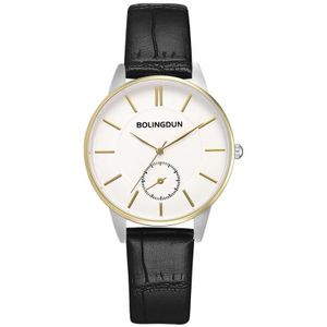 Liefhebbers Horloges Minimalistische Fijne Shell Mode Quartz Horloges Mannen Vrouwen Leer Klok Eenvoudige Horloge Reloj Mujer
