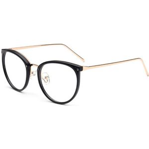 Retro Ronde Vrouwen Brilmonturen Optische Clear Lens Eyewear Vintage Cat Eye Brillen Frames Voor Vrouwen