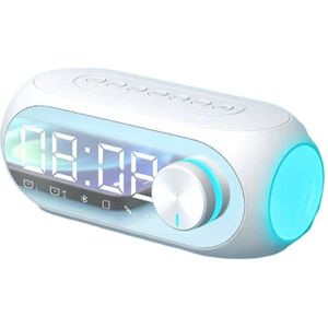 Led Wekker Speaker Home Outdoor Draagbare Usb Subwoofer Draadloze Speaker