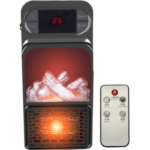 3d Simulatie Vlam Heater Snelle Draagbare Mini Airco Ventilator Thuis Desktop Heater Us/Eu