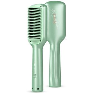 Haar Rechttrekken Kam Haar Ijzer Hete Kam Professionele Rechttrekken Borstel Verwarming Kammen Krultang Stijltang Elektrische Stijltang