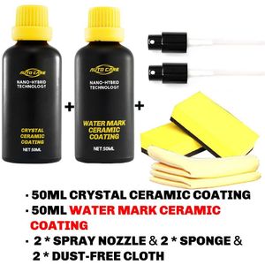 50 Ml 9H Keramische Auto Coating Hardheid Auto Polish Nano Hydrofobe Coating Anti Scratch Vloeibaar Glas Motorfiets Verf Zorg