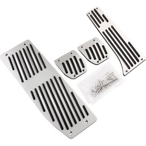 Zilver/Zwart Aluminium Legering Auto Pedalen Rest Voor Bmw X1 M3 E30 E36 E39 E46 E87 E90 E91 e92 E93 Auto-Styling Accessoires