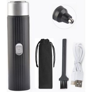 Mini Elektrische Scheerapparaat Usb Baard Scheermes Haar Neus Trimmer Oplaadbare Nat Droog Dual Gebruik Snelle Opladen Scheren Machine Voor mannen