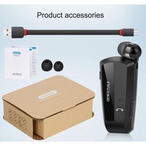 Fineblue F990 Draadloze Business Bluetooth Headset Sport Driver Oortelefoon Telescopische Clip Op Stereo Oordopjes Trillingen Luxe