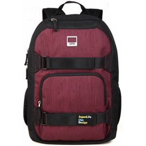 AspenSport Casual School Rugzak Voor Tiener Laptoptas Polyester Rugzak Tas Mode Reistas Mochila Rugzakken