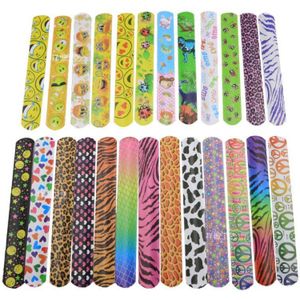 25 Stks/partij Kinderen Klap Voor Kids Snap Met Bloem Animal Print Voor Festival Halloween Christmas Party Gunsten Verjaardagscadeautjes