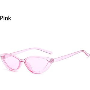 Vintage Cat Eye Zonnebril Vrouwen Mode Spiegel Kleine Frame Cateye Zonnebril Voor Vrouwelijke Shades UV400 Eyewear