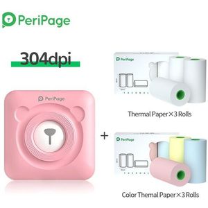 304Dpi Peripage A6 Label Printer High Definition Printing Thermische Mini Printer 2 &quot;Foto Factuur Printer Voor Android En iphone