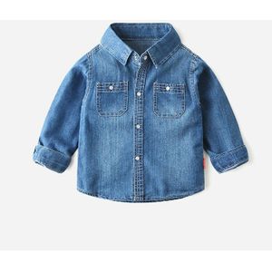 Baby Meisje Jongens Shirts Herfst Kleding Voor Jongens Denim Shirt Baby Peuter Tops Shirts Kids Kleding Bovenkleding Kids Jackets1-8Y