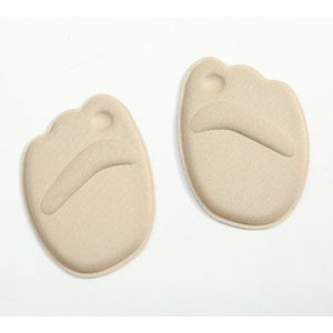 Voorvoet Binnenzool Schoenen Pads Hoge Hak Zachte Binnenzool Anti-Slip Voet Bescherming Voet Kussens Spons Pijnbestrijding Voetverzorging 2 Pairs