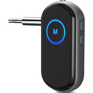 2 In1 Zender Ontvanger BT5.0 Jack Draadloze Adapter 3.5Mm Audio Aux Adapter Voor Auto Audio Muziek Aux Handsfree Headset