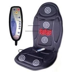 Vitale Physio Massage Stoel Seat Massager Warmte Trillen Kussen Terug Hals Stoel Auto Pijn Massager Massageador + De Adapter